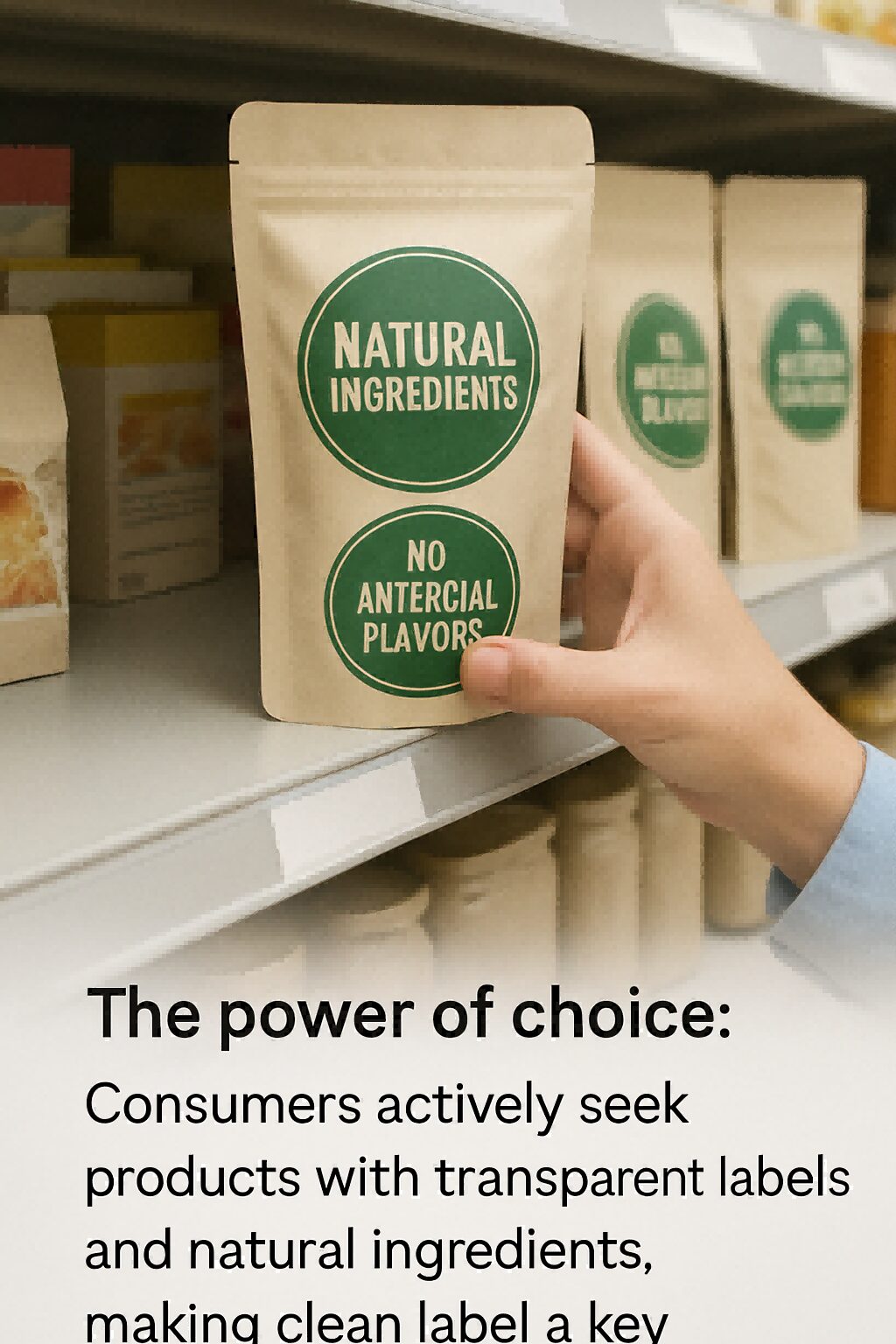 天然成分，清洁标签食品和饮料口味Cuiguai风味