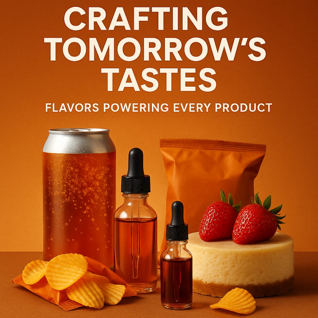 Создание завтрашних ароматов еды и ароматов напитков